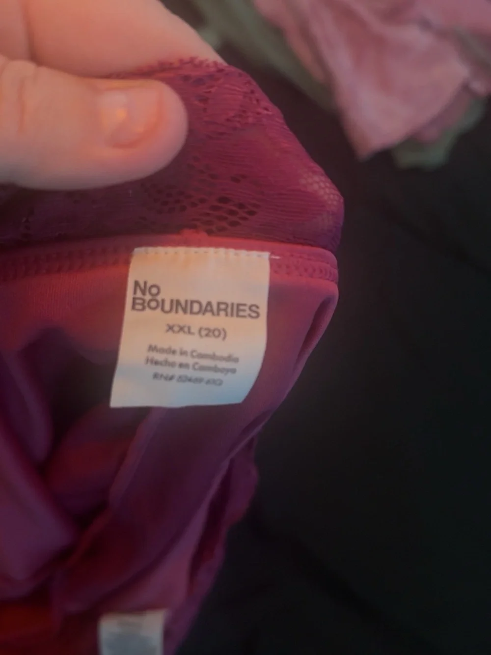 No Boundaries Pink Lace-Trim Sleep Shorts